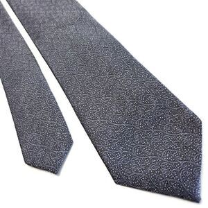 Marc Anthony‎ Gray Silk Tie Woven Skinny Floral